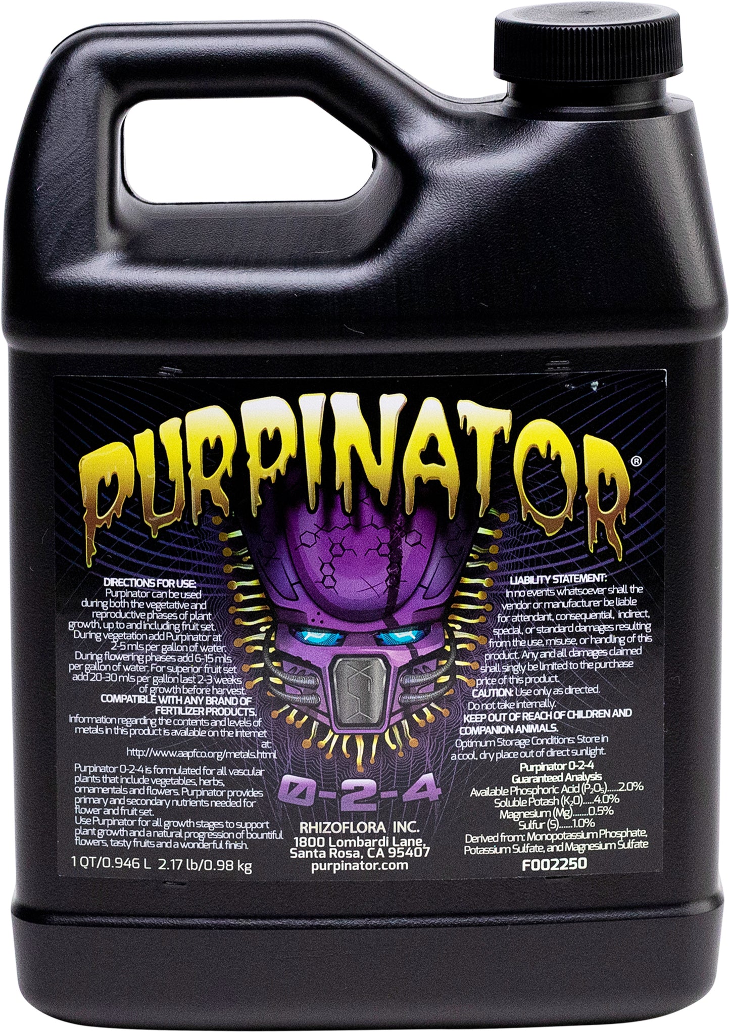 Terpinator / Rhizoflora - Purpinator 1 Qt