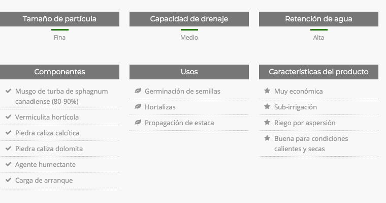 Sustrato Lambert germinación plugs semillero México