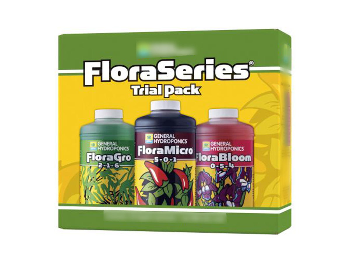 General Hydroponics - Flora Gro, Micro, Bloom