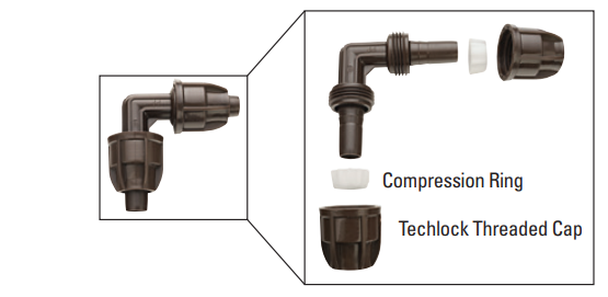 Netafim FloraFlex - Conectores 16-17mm México