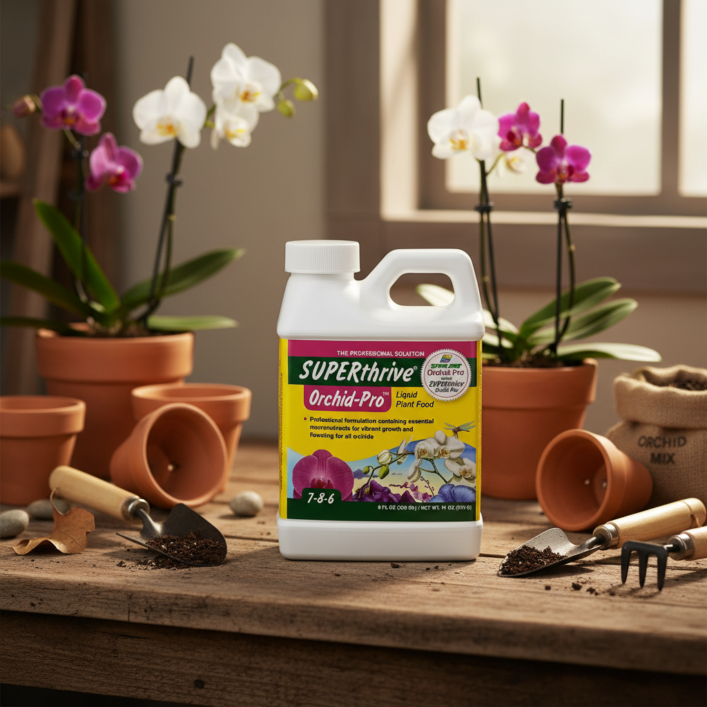 SUPERthrive Orchid-Pro - Espacio de trabajo de jardinería