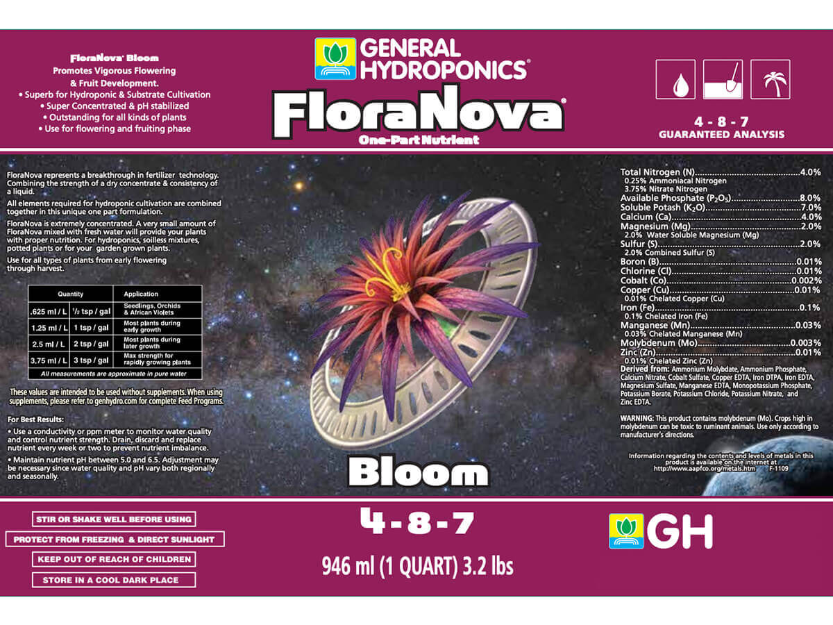General Hydroponics FloraNova México